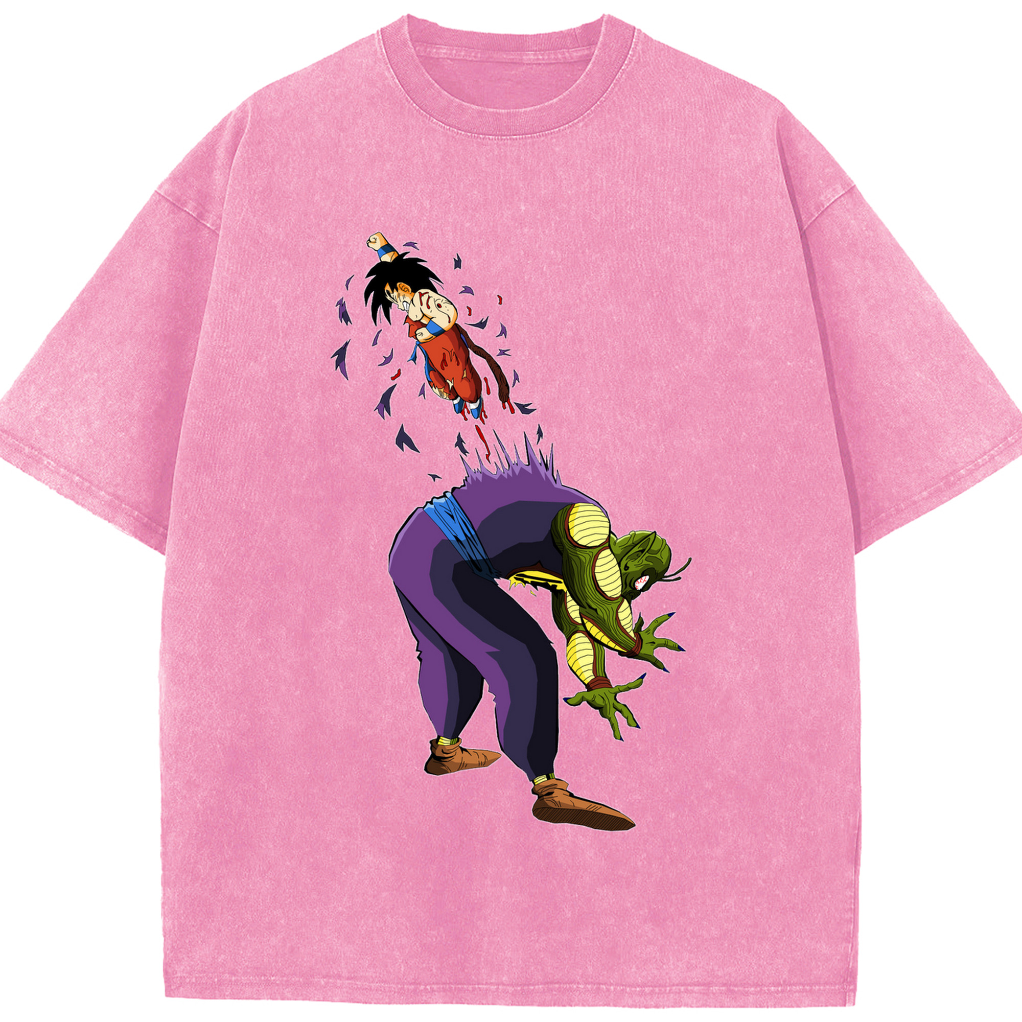 （画像用） ドラゴンボール DRAGON BALL 綿100% ヴィンテージ風 半袖Tシャツ（フロントプリント）